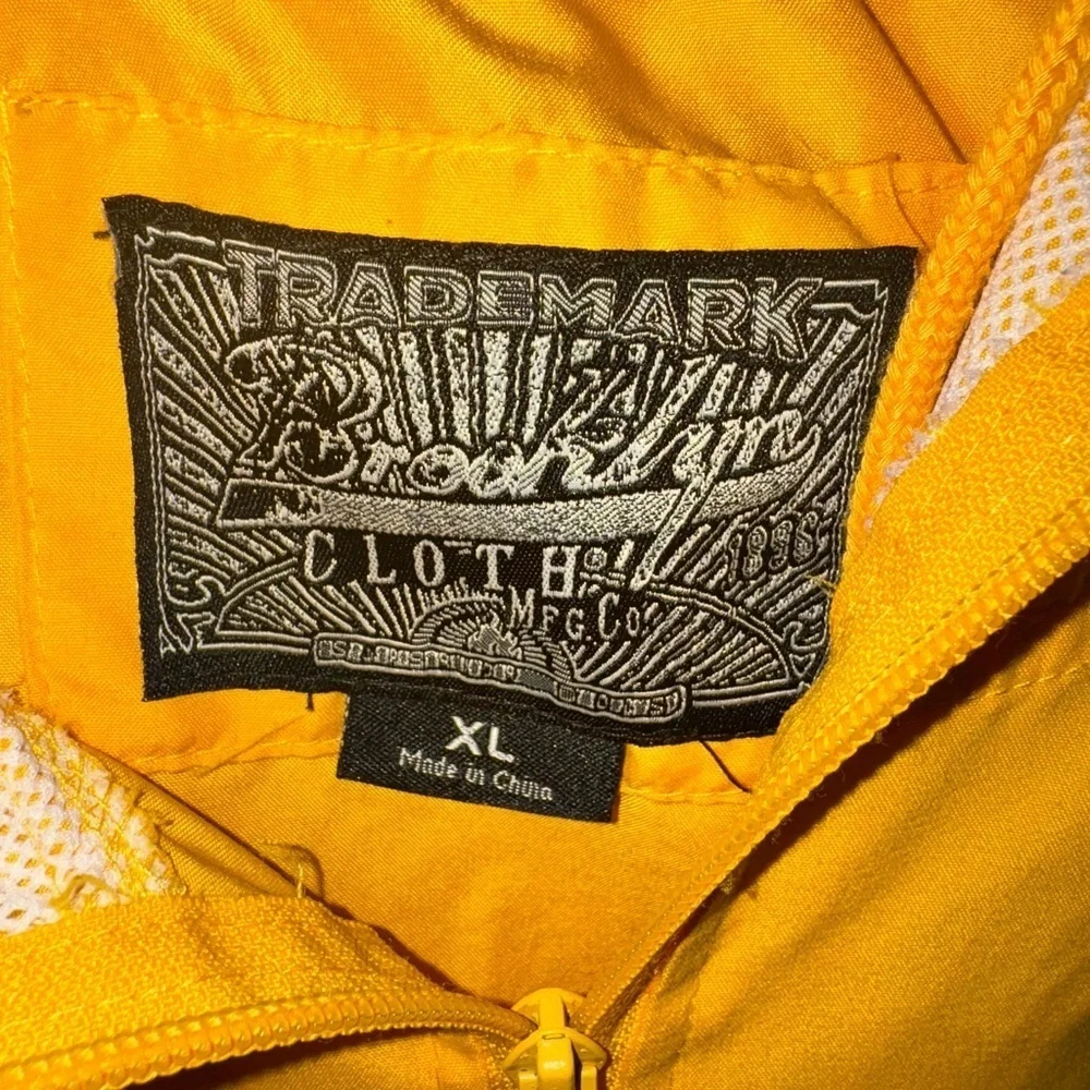 Hype Yellow Pullover Anorak Hooded Jacket W/ Pouch Size XL